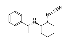 (1R,2R)-2-azido-N-((R)-1-phenylethyl)cyclohexanamine结构式