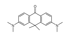 3,6-bis(dimethylamino)-10,10-dimethylanthracen-9-one Structure