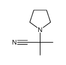 2-甲基-2-吡咯烷-1-基丙腈结构式