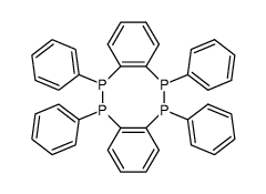 5,6,11,12-Tetrahydro-5,6,11,12-tetraphenyldibenzo[c,g][1,2,5,6]tetraphosphocin结构式