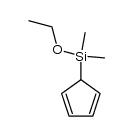 (dimethylethoxysilyl)cyclopentadiene Structure