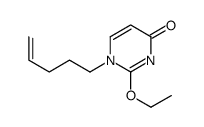 4(1H)-Pyrimidinone,2-ethoxy-1-(4-pentenyl)-(9CI)结构式