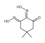 5,5-dimethyl-cyclohexane-1,2,3-trione-1,2-dioxime Structure