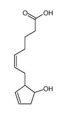 2-(cis-Hept-2-en-7-saeure)-cyclopent-3-en-1-ol Structure