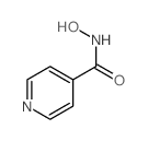 Isonicotinylhydroxamic acid Structure