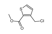 methyl 3-(chloromethyl)thiophene-2-carboxylate结构式