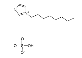 1-辛基-3-甲基咪唑硫酸氢盐结构式