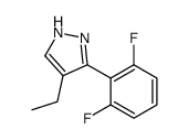 1H-Pyrazole,3-(2,6-difluorophenyl)-4-ethyl-(9CI) picture