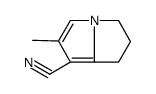 1H-Pyrrolizine-7-carbonitrile,2,3-dihydro-6-methyl-(9CI)结构式