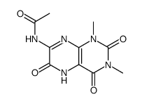 Acetamide,N-(1,2,3,4,5,6-hexahydro-1,3-dimethyl-2,4,6-trioxo-7-pteridinyl)-结构式