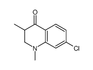 7-Chloro-2,3-dihydro-1,3-dimethylquinolin-4(1H)-one结构式