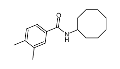 Benzamide, N-cyclooctyl-3,4-dimethyl- (9CI)结构式