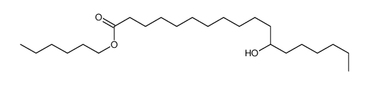 hexyl 12-hydroxyoctadecanoate Structure