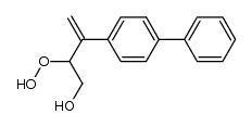 3-([1,1'-biphenyl]-4yl)-1-hydroxy-but-3-en-2-hydroperoxide Structure