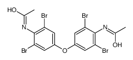 N-[4-(4-acetamido-3,5-dibromophenoxy)-2,6-dibromophenyl]acetamide Structure