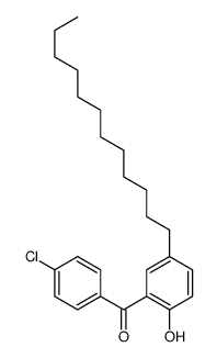 (4-chlorophenyl)-(5-dodecyl-2-hydroxyphenyl)methanone Structure