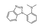 N,N-dimethyl-2-(triazolo[4,5-b]pyridin-3-yl)aniline Structure