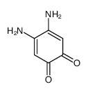 4,5-diaminocyclohexa-3,5-diene-1,2-dione Structure