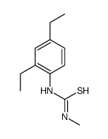 1-(2,4-diethylphenyl)-3-methylthiourea Structure