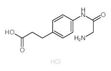 Benzenepropanoic acid,4-[(2-aminoacetyl)amino]-, hydrochloride (1:1) picture