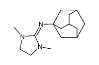 1,3-dimethyl-2-(1-adamantylimino)imidazolidine结构式