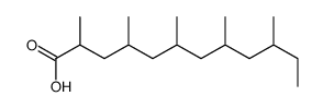 2,4,6,8,10-pentamethyldodecanoic acid结构式