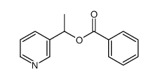 1-(3-Pyridyl)ethyl=benzoate structure