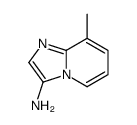 3-AMINO-8-METHYLIMIDAZO[1,2-A]PYRIDINE结构式