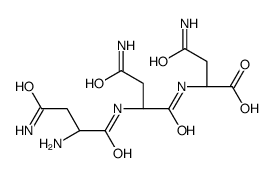 (2S)-4-amino-2-[[(2S)-4-amino-2-[[(2S)-2,4-diamino-4-oxobutanoyl]amino]-4-oxobutanoyl]amino]-4-oxobutanoic acid结构式