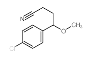 Benzenebutanenitrile,4-chloro-g-methoxy- picture