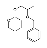 2-(2-phenylmethoxypropoxy)oxane结构式