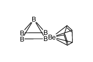 [μ-(η5-cyclopentadienyl)beryllio]octahydropentaborane结构式