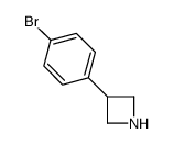 3-(4-溴苯基)氮杂丁烷结构式