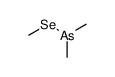 dimethyl methylselenoarsine结构式