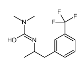 1,1-dimethyl-3-[1-[3-(trifluoromethyl)phenyl]propan-2-yl]urea结构式