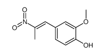 (E)-2-methoxy-4-(2-nitroprop-1-enyl)phenol Structure