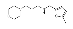 N-[(5-Methyl-2-thienyl)methyl]-3-(4-morpholinyl)-1-propanamine Structure