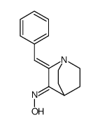 (E)-2-((Z)-benzylidene)quinuclidin-3-one oxime Structure