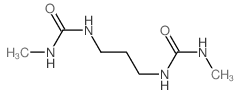 3-methyl-1-[3-(methylcarbamoylamino)propyl]urea结构式