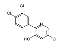 6-CHLORO-3-(3,4-DICHLOROPHENYL)-4-PYRIDAZINOL结构式