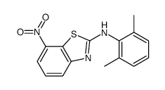 N-(2,6-dimethylphenyl)-7-nitro-1,3-benzothiazol-2-amine结构式