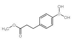 4-(2-METHOXYCARBONYLETHYL)PHENYLBORONIC ACID structure