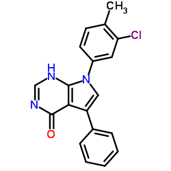 7-(3-Chloro-4-methylphenyl)-5-phenyl-7H-pyrrolo[2,3-d]pyrimidin-4-ol图片