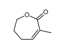 6-methyl-2H,3H,4H-oxepin-7-one结构式