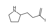 2-(3-iodobut-3-en-1-yl)pyrrolidine结构式