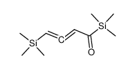 1,4-bis(trimethylsilyl)buta-2,3-dien-1-one Structure