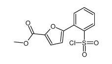 methyl 5-(2-chlorosulfonylphenyl)furan-2-carboxylate Structure