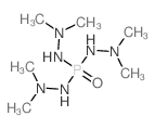 2-bis(2,2-dimethylhydrazinyl)phosphoryl-1,1-dimethyl-hydrazine结构式