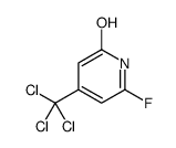 6-fluoro-4-(trichloromethyl)-1H-pyridin-2-one结构式