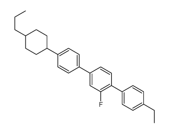 1-(4-ethylphenyl)-2-fluoro-4-[4-(4-propylcyclohexyl)phenyl]benzene Structure